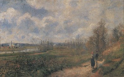 La Sente du Chou, Pontoise von Camille Jacob Pissarro